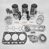 Fits Yanmar 3TNE84 3TNE84T Fits Komatsu 3D84E Engine Overhaul Rebuild Kit - Fab Heavy Parts