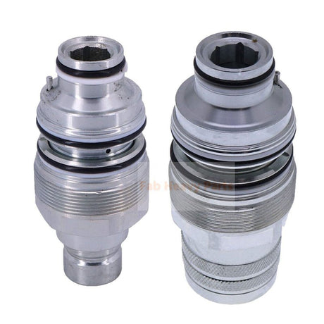 Flat Face Coupler Kit 84390117 84390118 For Case SR130 New Holland L215 C238 L230 - Fab Heavy Parts