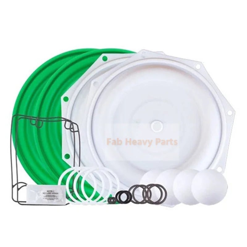 Fluid Section Service Kit 637396 - TT for Ingersoll Rand ARO PTFE Air Operated Double Diaphragm Pump - Fab Heavy Parts