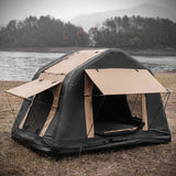 Foldable 2 - 3 People Amphibious Inflatable Car Roof Top Tent Glamping Camping Tent for SUV Truck (Without Ladder) - Fab Heavy Parts