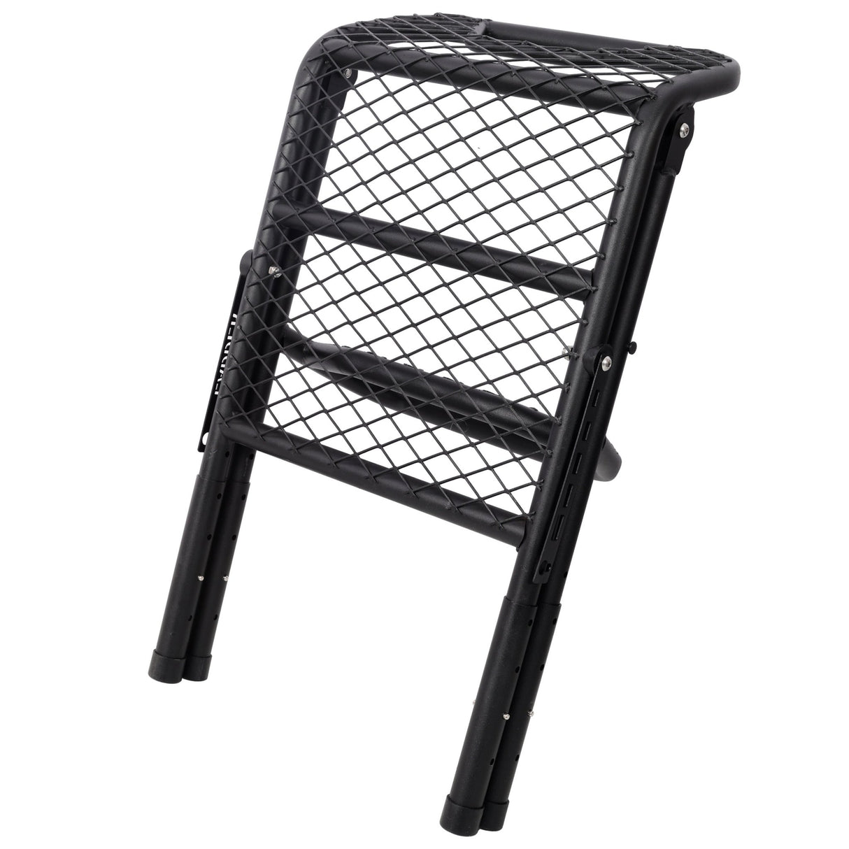 Foldable SUV Tire Ladder Adjustable Vehicle Access Step for Truck SUV RV Offroad - Fab Heavy Parts