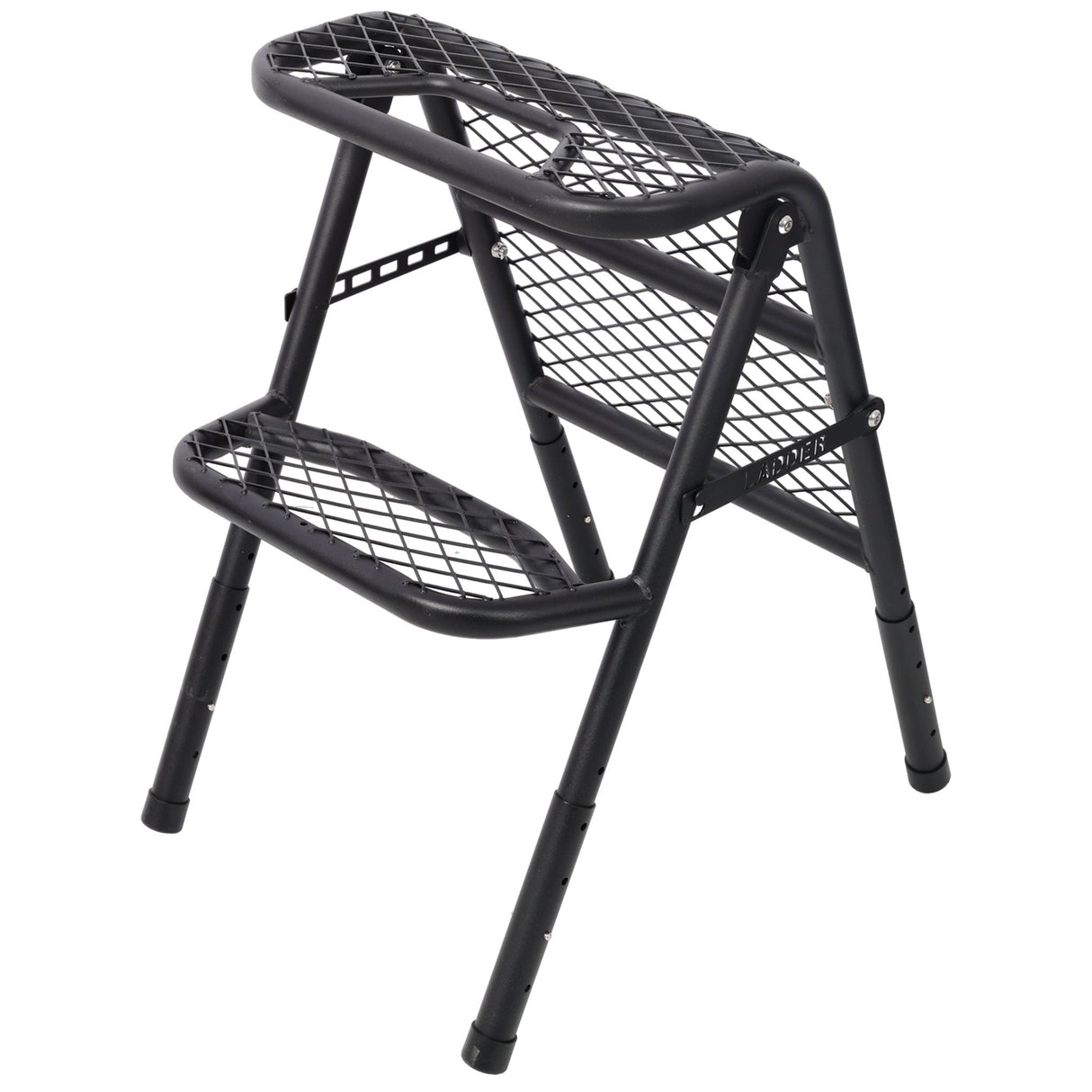 Foldable SUV Tire Ladder Adjustable Vehicle Access Step for Truck SUV RV Offroad - Fab Heavy Parts