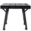 Foldable Work Bench Portable Workstation Work Bench Suitable for Garage Workshop and Home 1650LBS Capacity - Black - Fab Heavy Parts