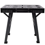 Foldable Work Bench Portable Workstation Work Bench Suitable for Garage Workshop and Home 1650LBS Capacity - Black - Fab Heavy Parts