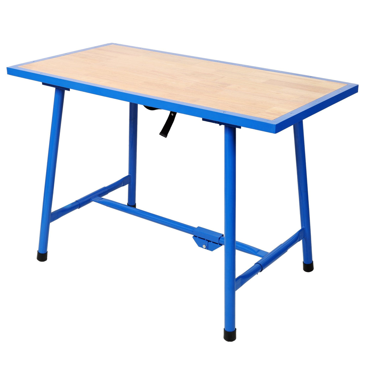 Foldable Work Bench Workshop Tool Bench 660Lbs Capacity - Blue - Fab Heavy Parts