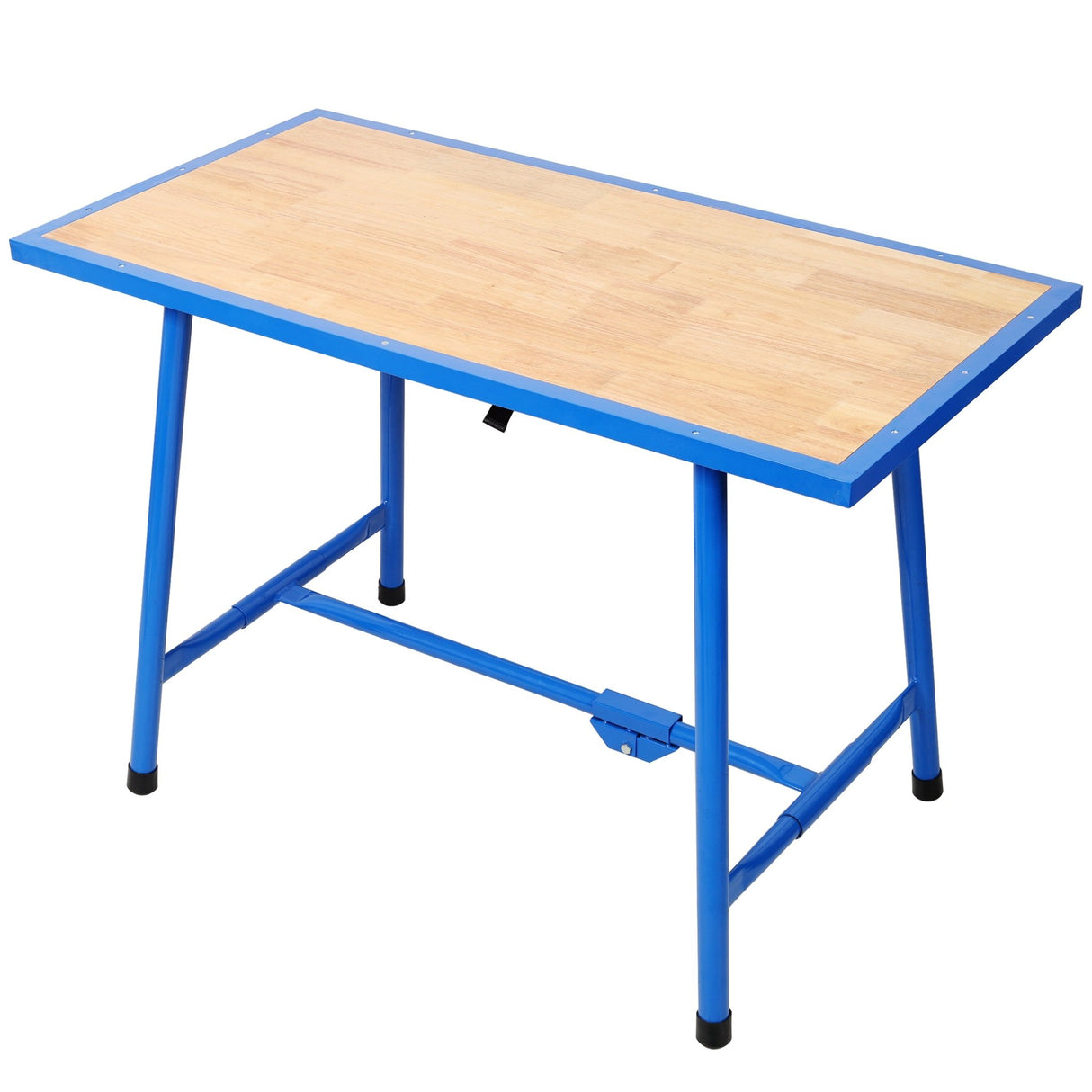 Foldable Work Bench Workshop Tool Bench 660Lbs Capacity - Blue - Fab Heavy Parts