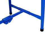 Foldable Work Bench Workshop Tool Bench 660Lbs Capacity - Blue - Fab Heavy Parts