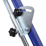 Folding Bumper Stand Lightweight Panel Stand with 200 Lbs Capacity - Blue - Fab Heavy Parts