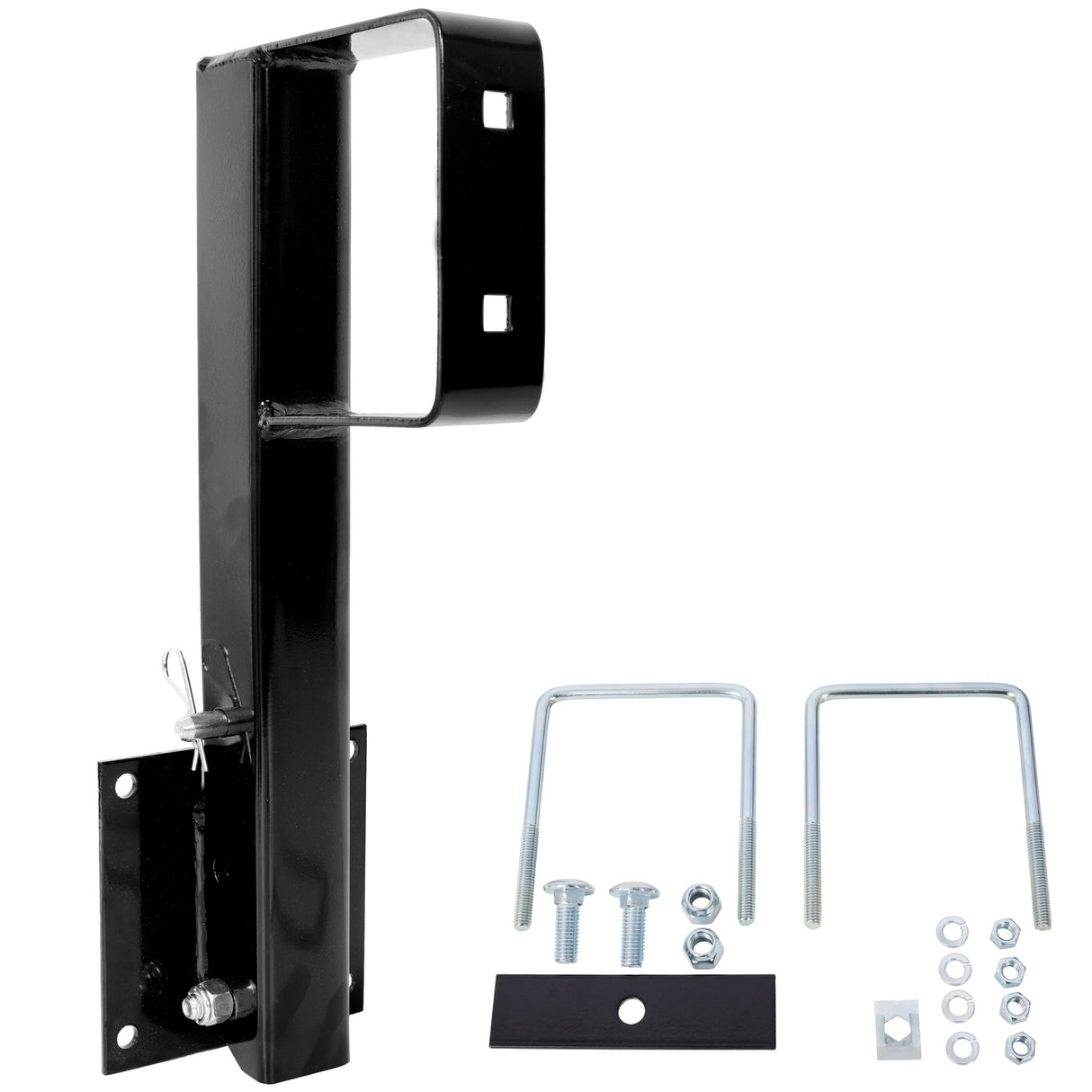 Folding Spare Tire Carrier for RV Heavy Duty for 4' Square Bumpers Securely Mounting 15' and 16' Spare Tires - Fab Heavy Parts