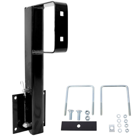 Folding Spare Tire Carrier for RV Heavy Duty for 4' Square Bumpers Securely Mounting 15' and 16' Spare Tires - Fab Heavy Parts