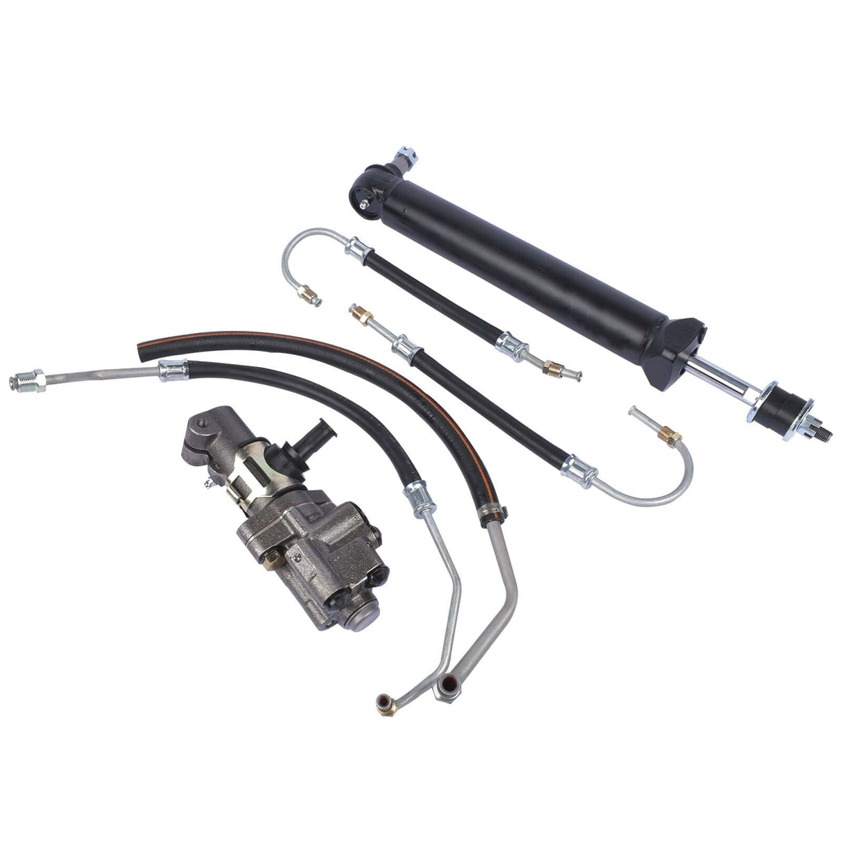 For 1963-1979 Corvette Small Block Power Steering Ram Hose Kit No Cores C2 C3 - Fab Heavy Parts