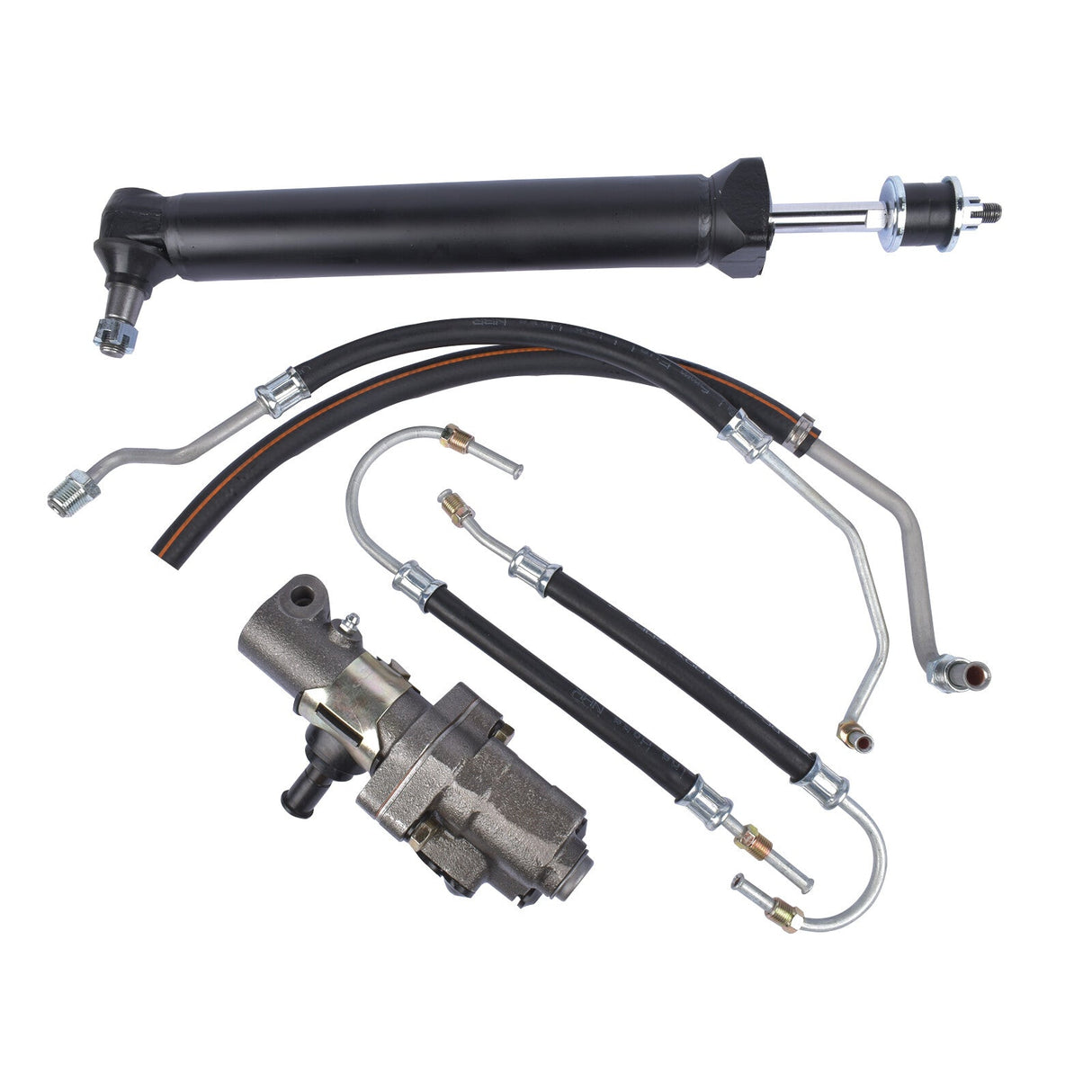 For 1963-1979 Corvette Small Block Power Steering Ram Hose Kit No Cores C2 C3 - Fab Heavy Parts