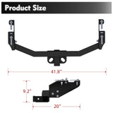 For 2014 - 2018 Chevrolet Silverado 1500 All Styles GMC Sierra 1500 All Styles Rear Tow Bar - Fab Heavy Parts