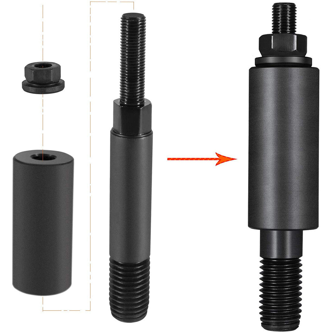 For 6.0L 6.4L Ford Powerstroke Fuel Injector Sleeve Cup Remove Install Tool Kits - Fab Heavy Parts