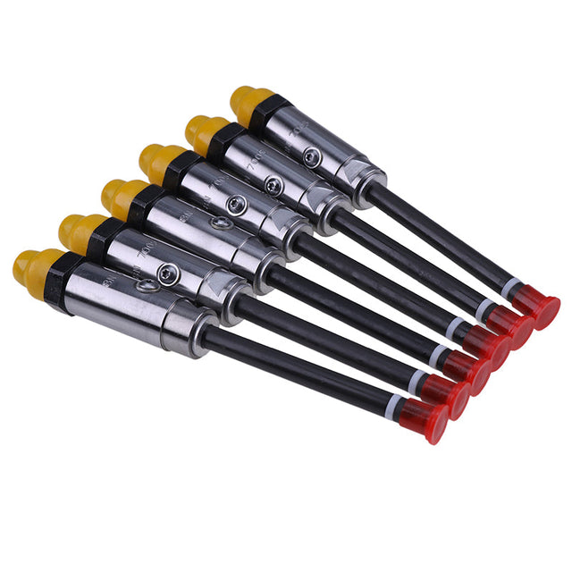6 PCS Fuel Injector Nozzle Ass'y 8N7005 8N-7005 Fits for Caterpillar 235 330 350 Excavator D5 D6 Tractor 936 950 Loader