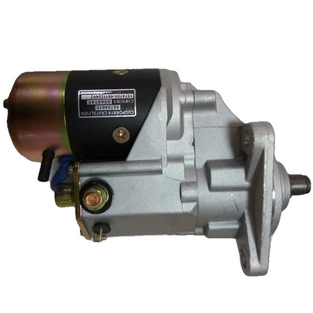 For Hitachi Excavator EX200 - 1 Isuzu Engine 6BD1 Starter Motor 1811001971 0230001080 0 - 23000 - 1081 - Fab Heavy Parts