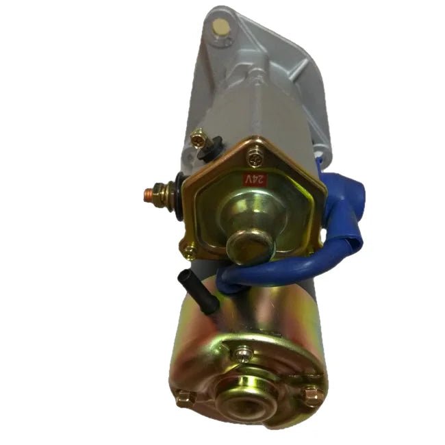 For Hitachi Excavator EX200 - 2 Isuzu Engine 6BD1 Starter Motor 1811001971 0230001080 0 - 23000 - 1081 - Fab Heavy Parts