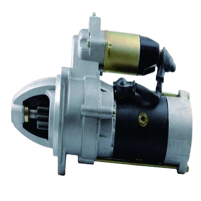 For Hitachi Excavator EX200 - 3 Isuzu Engine 6BD1 Starter Motor 1 - 81100 - 197 - 0 With 3 Install Hole - Fab Heavy Parts