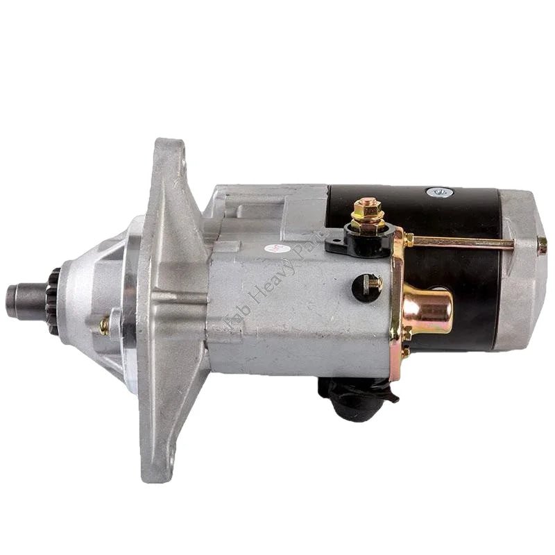 For HITACHI Excavator EX300 - 5 Isuzu Engine 6SD1 Starter Motor - Fab Heavy Parts