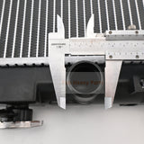 Hitachi Excavator ZX50U ZX50U-2 ZX50UNA ZX55UR ZX55UR-HHE R Hydraulijäähdyttimen ydinkokoonpano 4434315