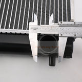 Hitachi Excavator ZX50U ZX50U-2 ZX50UNA ZX55UR ZX55UR-HHE R Hydraulijäähdyttimen ydinkokoonpano 4434315