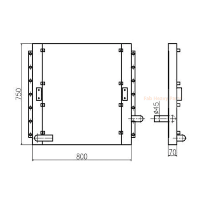Voor Hyundai graafmachine R210-5 hydraulische oliekoeler