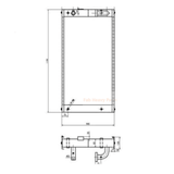 Für Hyundai Bagger R290LC-7 R290LC-7A Hydraulikölkühlerbaugruppe 11N8-43205