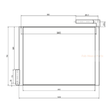 Para Kobelco Excavator SK250-6 Enfriador de aceite hidráulico