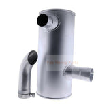 Muffler Silencer 6735-11-5530 FIT para el motor Komatsu S6D102E-1 Excavator PC200-6 PC210LC-6 PC220LL-6 PC250LC-6