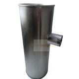 Muffler Silencer 207-01-K1160 Fits for Komatsu Engine 6D108 6D114 Excavator PC340LC-6K PC340-6K PC380LC-6K PC340NLC-6K PC300LC-6LE PC300HD-6LE PC300LC-6LC PC300HD-6LC