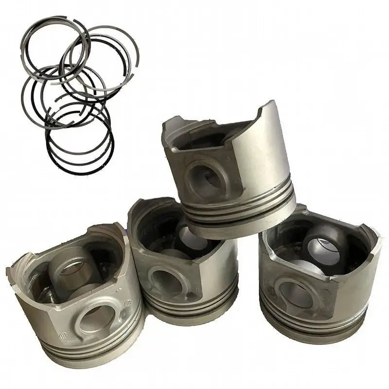 For Komatsu Wheel Loader WA115-3 WA90-3 WA95-3 Yanmar 4TNE106D Komatsu 4D106D Piston Kit With Ring Set YM123900-22080 YM123900-22050 - Fab Heavy Parts
