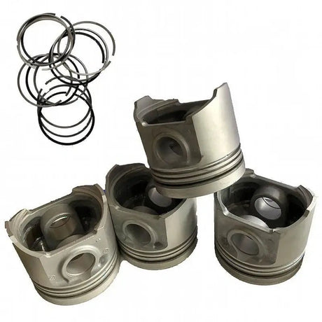 For Komatsu Wheel Loader WA115-3 WA90-3 WA95-3 Yanmar 4TNE106D Komatsu 4D106D Piston Kit With Ring Set YM123900-22080 YM123900-22050 - Fab Heavy Parts