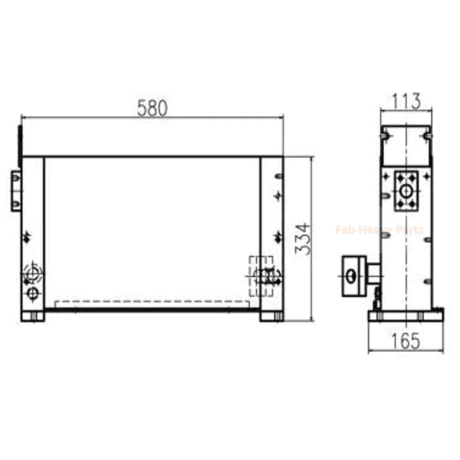 For Lonking LG60 Hydraulic Oil Cooler New Type - Fab Heavy Parts