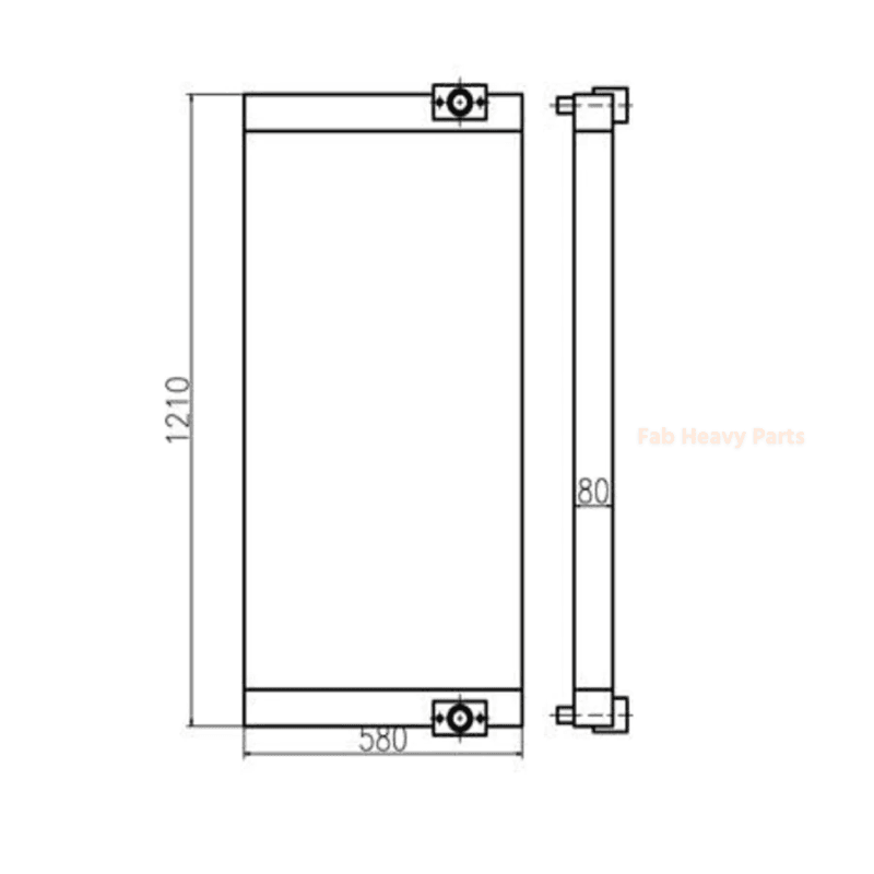 For Sumitomo Excavator SH320 SH360HD-5 Hydraulic Oil Cooler