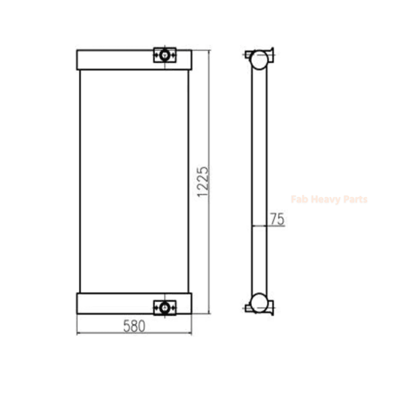 For Sumitomo Excavator SH450-3 SH450-5 Hydraulic Oil Cooler