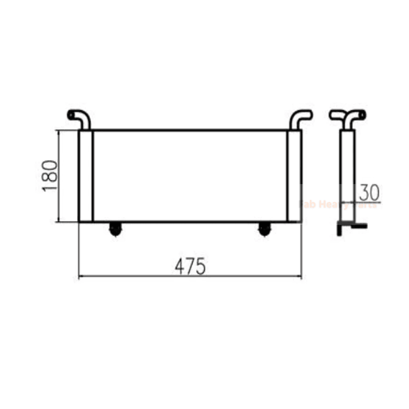 For Yanmar 55NSL Hydraulic Oil Cooler