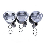 For Yanmar Engine 3TNE84-3 Piston 3 Units 1 Set