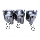 For Yanmar Engine 3TNE84-3 Piston 3 Units 1 Set