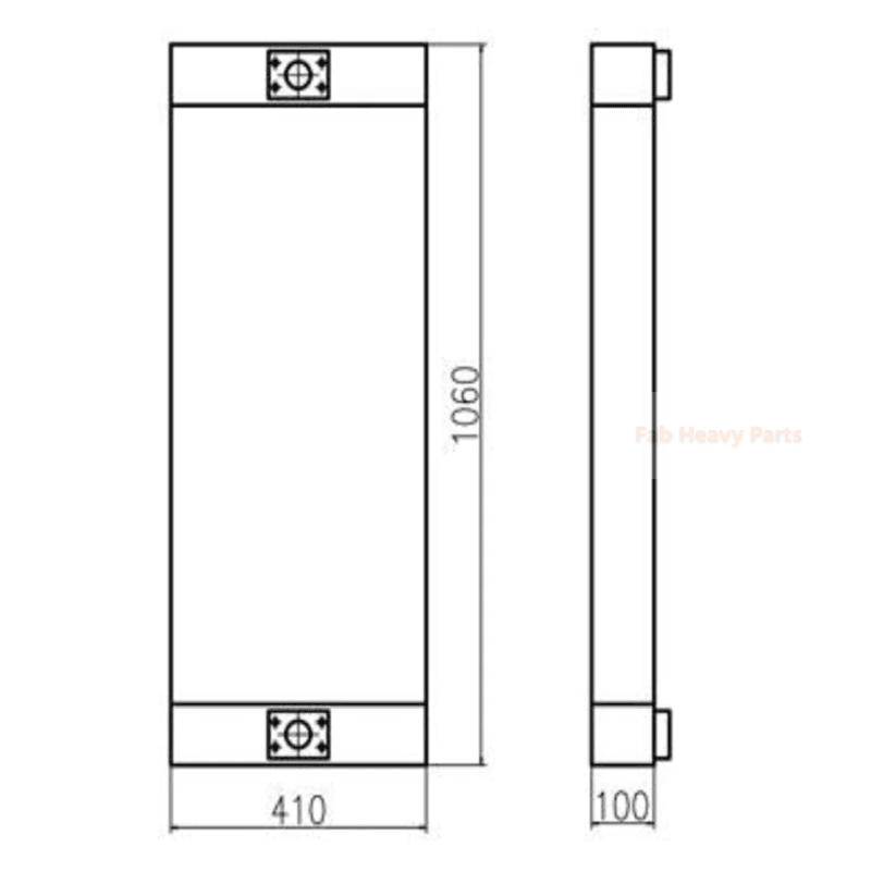 For Yuchai YC210LC-8 Hydraulic Oil Cooler