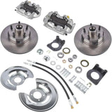 Front Disc Brake Conversion Kit | 4-Piston | Compatible with Ford Mustang V8 1964–1967 - Fab Heavy Parts