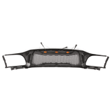 Front Grille Fits for Tacoma 2001 2002 2003 2004 With Amber LED Accent Lights Matte Black - Fab Heavy Parts