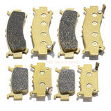 Front Rear Brake Disc Rotors Pads 43251 - HL4 - A01 Fits for Honda Pioneer 1000 SXS 1000M3/M5 2016 - 2024 - Fab Heavy Parts