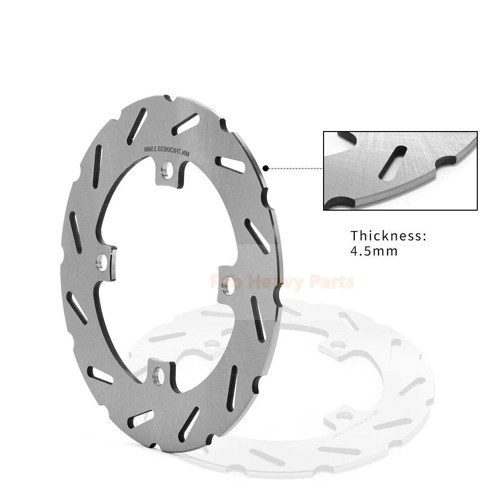 Front Rear Brake Disc Rotors Pads 43251 - HL4 - A01 Fits for Honda Pioneer 1000 SXS 1000M3/M5 2016 - 2024 - Fab Heavy Parts
