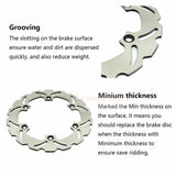 Front Rear Brake Discs Rotors Fits for Honda CBR1000F Hurricane 1986 - 1988 CBR1000F 1987 - 1992 - Fab Heavy Parts