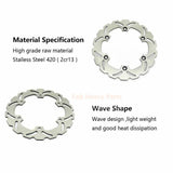 Front Rear Brake Discs Rotors Fits for Honda CBR1000F Hurricane 1986 - 1988 CBR1000F 1987 - 1992 - Fab Heavy Parts