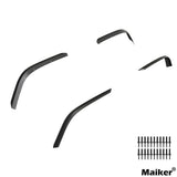 Front & Rear Fender Flares Fits for 2018 - 2023 Jeep Wrangler JL & JLU Unlimited Sahara (Fit Original Low Fender Not Fit 4xe) - Fab Heavy Parts
