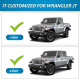Front & Rear Fenders Fits for 2020 - 2024 Jeep Wrangler Gladiator JT Sport & Willys (Fit JT Original Low Fender) - Fab Heavy Parts