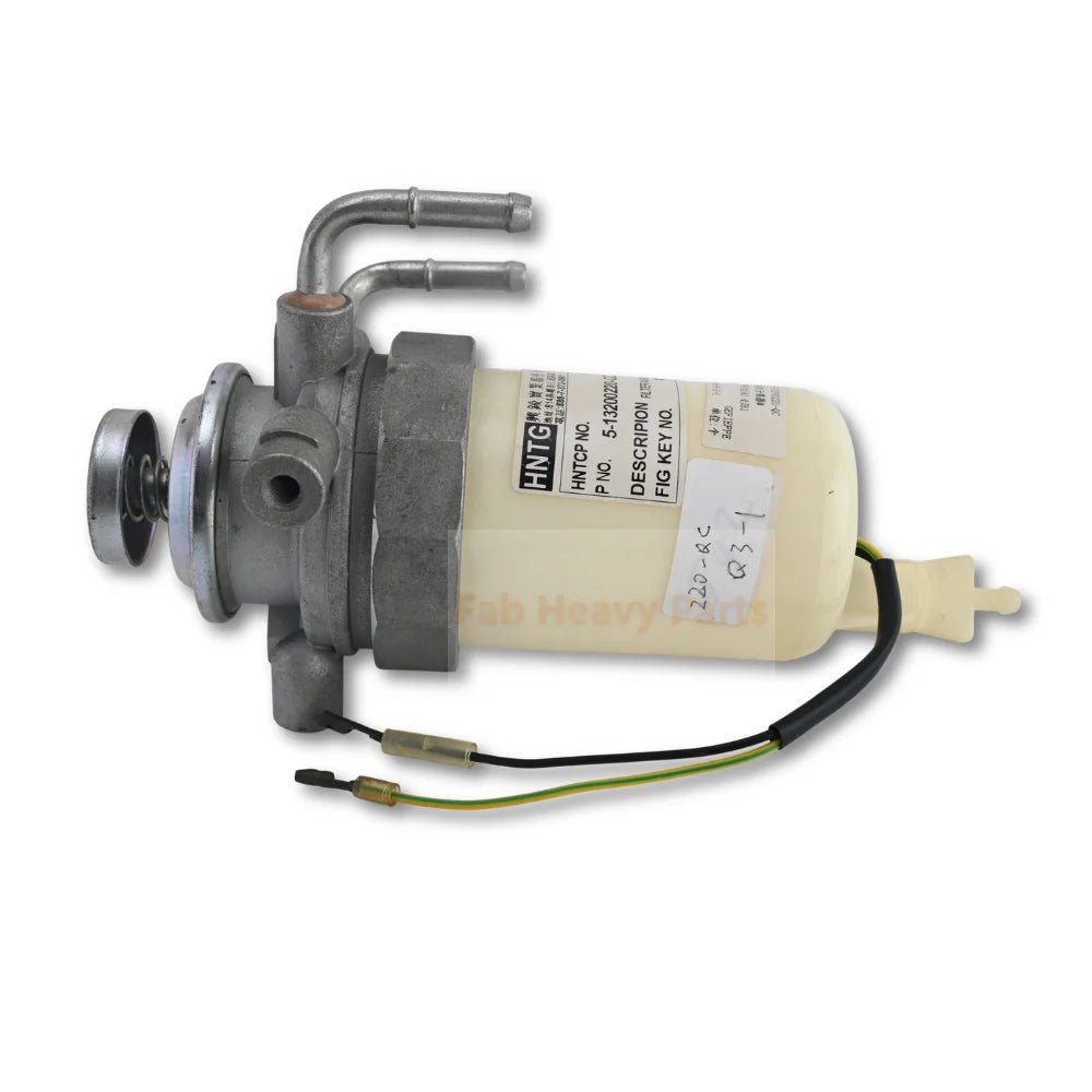 Fuel Filter Primer Pump 8-98019898-0 for Isuzu Engine 4JA1 4JA1T 4JB1 TBR Wizard - Fab Heavy Parts