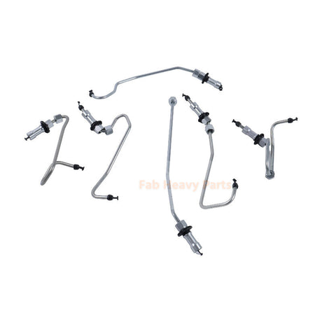 Fuel Injection Pipe Kit for Caterpillar CAT Engine C6.6 Excavator 320D M316D M318D Loader 924H 930H 938H