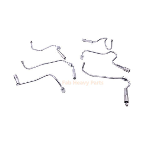 Fuel Injection Pipe Kit for Isuzu Engine 6HK1 Truck XY Hitachi JCB Excavator - Fab Heavy Parts
